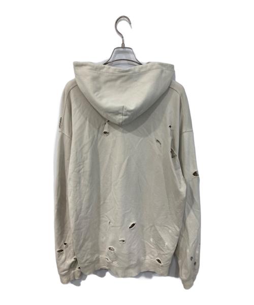 masonprince（メゾンプリンス）masonprince (メゾンプリンス) ダメージ加工ジップパーカー ベージュ サイズ:3の古着・服飾アイテム