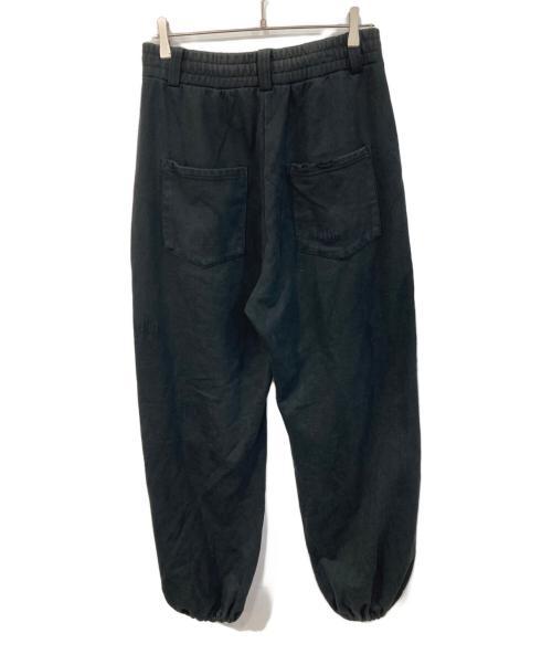 masonprince（メゾンプリンス）masonprince (メゾンプリンス) ウエストロゴスウェットパンツ ブラック サイズ:SIZE 3の古着・服飾アイテム