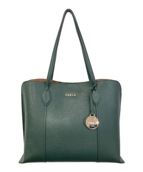 FURLA（フルラ）FURLA (フルラ) パラダイストートバッグ グリーンの古着・服飾アイテム