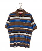 SUPREMEシュプリーム）の古着「Multi Stripe Polo/マルチ ストライプ ポロ」｜ブラウン