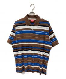 SUPREME（シュプリーム）の古着「Multi Stripe Polo/マルチ ストライプ ポロ」｜ブラウン