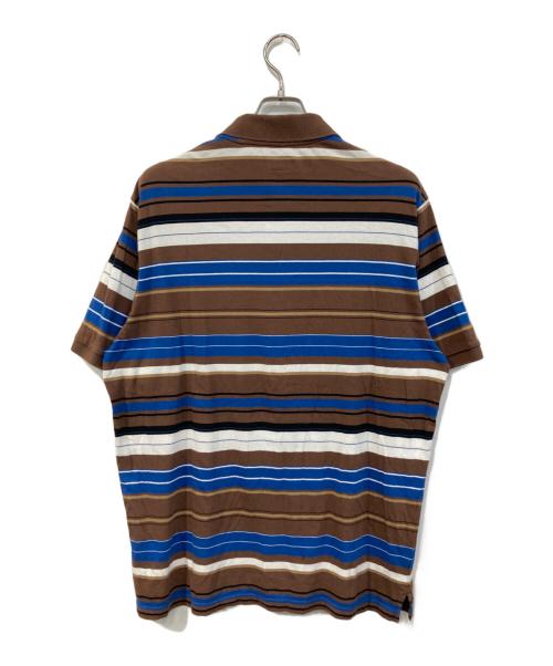 SUPREME（シュプリーム）SUPREME (シュプリーム) Multi Stripe Polo/マルチ ストライプ ポロ ブラウン サイズ:SIZE Lの古着・服飾アイテム