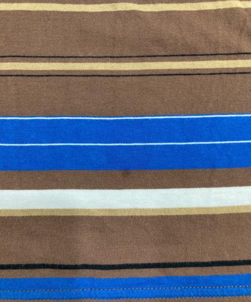 SUPREME（シュプリーム）SUPREME (シュプリーム) Multi Stripe Polo/マルチ ストライプ ポロ ブラウン サイズ:SIZE Lの古着・服飾アイテム