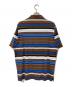 SUPREME (シュプリーム) Multi Stripe Polo/マルチ ストライプ ポロ ブラウン サイズ:SIZE L：6000円