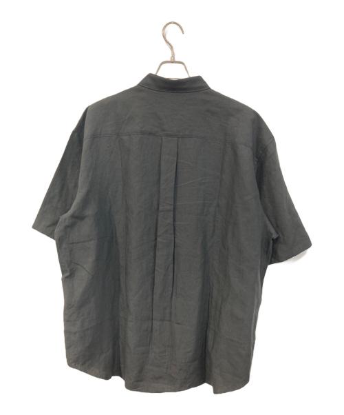 COOTIE PRODUCTIONS（クーティープロダクツ）COOTIE PRODUCTIONS (クーティープロダクツ) リネンオープンカラーS/Sシャツ ブラック サイズ:SIZE XLの古着・服飾アイテム