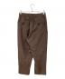 SUPREME (シュプリーム) Pleated Trouser/プリーティド・トラウザーズ ブラウン サイズ:SIZE 30：9000円