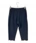HOMME PLISSE ISSEY MIYAKE (オム プリッセ イッセイ ミヤケ) プリーツストレートパンツ ネイビー サイズ:1：25000円