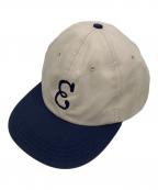 COOPERSTOWN BALL CAPクーパーズタウンボールキャップ）の古着「Eキャップ」｜ベージュ