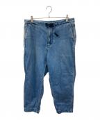 THE NORTHFACE PURPLELABELザ・ノースフェイス パープルレーベル）の古着「Webbing Belt Denim Wide Tapered Pants/ウェビングベルトデニムワイドテーパードパンツ」｜インディゴ