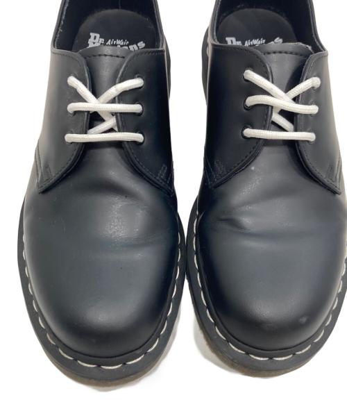 Dr.Martens（ドクターマーチン）Dr.Martens (ドクターマーチン) 3ホールホワイトステッチシューズ ブラック サイズ:SIZE UK7の古着・服飾アイテム