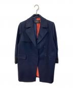 Paul Smith BLACKポールスミスブラック）の古着「コート」｜ネイビー
