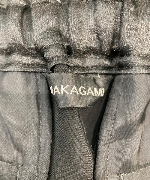 NAKAGAMI（ナカガミ）NAKAGAMI (ナカガミ) イージーパンツ ブラック サイズ:Mの古着・服飾アイテム