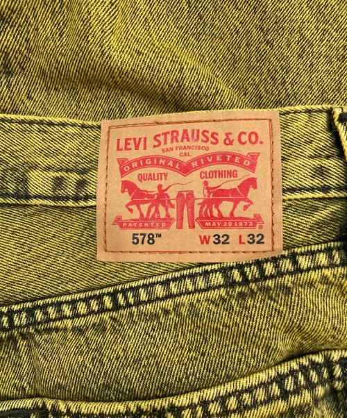 LEVI'S（リーバイス）LEVI'S (リーバイス) カラーデニムパンツ イエロー サイズ:32の古着・服飾アイテム