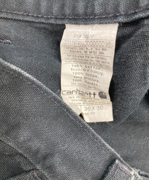 CarHartt（カーハート）CarHartt (カーハート) ダックペインターパンツ ブラック サイズ:30×30の古着・服飾アイテム