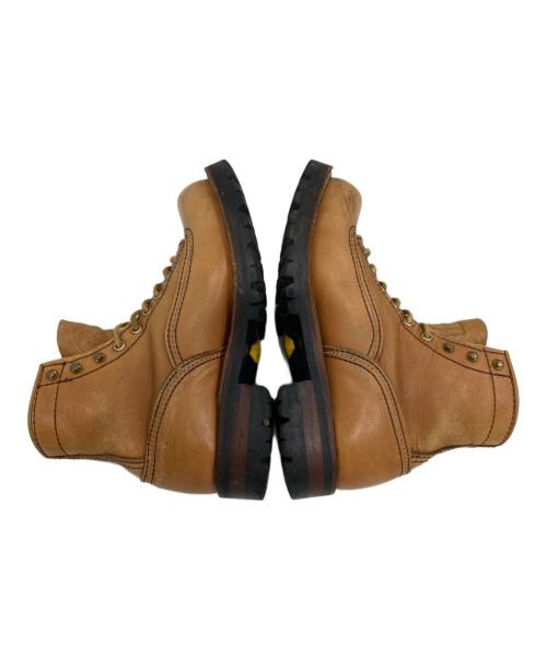 LONE WOLF（ローンウルフ）LONE WOLF (ローンウルフ) LOGGER レースアップブーツ ベージュ サイズ:SIZE 7の古着・服飾アイテム