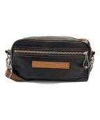 RAINBOW COUNTRYレインボー カントリー）の古着「LEATHER SHOULDER POUCH/レザー・ショルダー・ポーチ」｜ブラウン