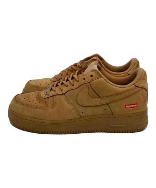 NIKE（ナイキ）NIKE (ナイキ) SUPREME (シュプリーム) Air Force 1 Low Flax Wheat/エアフォース1 ロー フラックス/ウィート ブラウン サイズ:27.5の古着・服飾アイテム