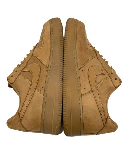 NIKE（ナイキ）NIKE (ナイキ) SUPREME (シュプリーム) Air Force 1 Low Flax Wheat/エアフォース1 ロー フラックス/ウィート ブラウン サイズ:27.5の古着・服飾アイテム
