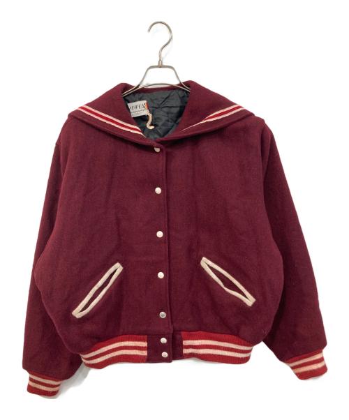butwin（バトウィン）butwin (バトウィン) スタジャン レッド サイズ:SIZE 2XLの古着・服飾アイテム