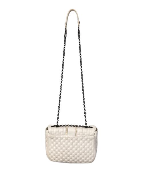 LONGCHAMP（ロンシャン）LONGCHAMP (ロンシャン) AMAZONE MATELASSE/アマゾン マトラッセ　レザー チェーン ショルダーバッグ ホワイトの古着・服飾アイテム