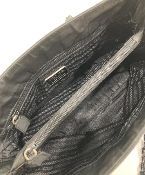 PRADA（プラダ）PRADA (プラダ) チェーンワンショルダーバッグ ブラックの古着・服飾アイテム