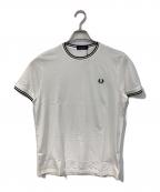 FRED PERRYフレッドペリー）の古着「Twin Tipped T-Shirt」｜ホワイト