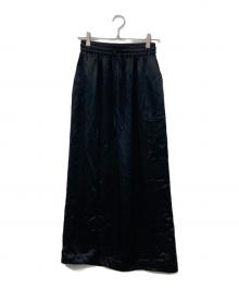 Y-3（ワイスリー）の古着「Silk Skirt/シルクスカート」｜ブラック
