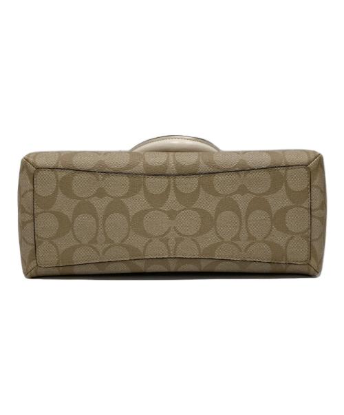 COACH（コーチ）COACH (コーチ) シグネチャー2WAYショルダーバッグ ベージュの古着・服飾アイテム