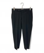 STEVEN ALANスティーブンアラン）の古着「T/W STR SLOW TAPERED ANKLE PANTS」｜ブラック