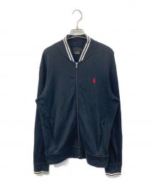 POLO RALPH LAUREN（ポロ・ラルフローレン）の古着「トラックジャケット」｜ブラック