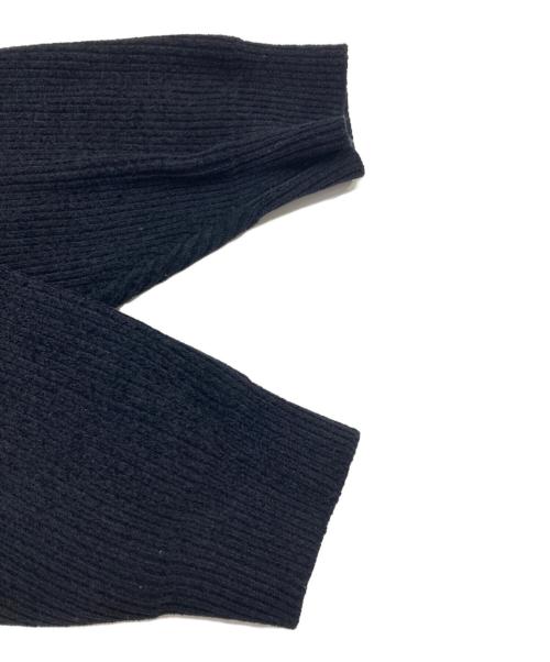 PHIGERIN（フィンガリン）PHIGERIN (フィンガリン) CORDY KNIT ZIP HOODIE ブラック サイズ:SIZE Lの古着・服飾アイテム