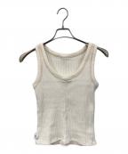 Denhamデンハム）の古着「RANDOM RIB TANK」｜ホワイト