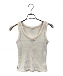 Denham（デンハム）の古着「RANDOM RIB TANK」｜ホワイト
