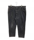 LEVI'Sリーバイス）の古着「550 RELAXED FITブラックデニムパンツ」｜ブラック