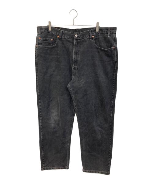 LEVI'S（リーバイス）LEVI'S (リーバイス) 550 RELAXED FITブラックデニムパンツ ブラック サイズ:SIZE 42の古着・服飾アイテム