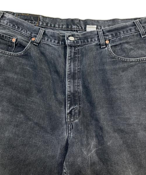 LEVI'S（リーバイス）LEVI'S (リーバイス) 550 RELAXED FITブラックデニムパンツ ブラック サイズ:SIZE 42の古着・服飾アイテム