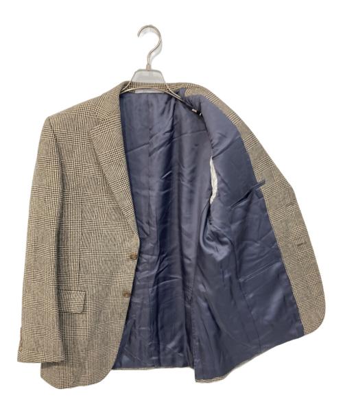 BURBERRY LONDON（バーバリーロンドン）BURBERRY LONDON (バーバリーロンドン) セットアップウールチェックスーツ ブラウン サイズ:なしの古着・服飾アイテム