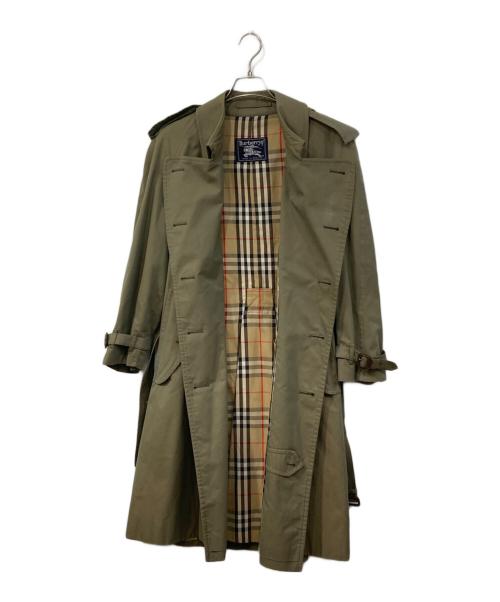 Burberry's（バーバリーズ）Burberry's (バーバリーズ) 裏ノヴァチェックトレンチコート 玉虫色 サイズ:なしの古着・服飾アイテム