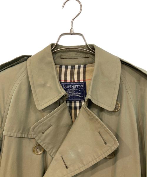 Burberry's（バーバリーズ）Burberry's (バーバリーズ) 裏ノヴァチェックトレンチコート 玉虫色 サイズ:なしの古着・服飾アイテム