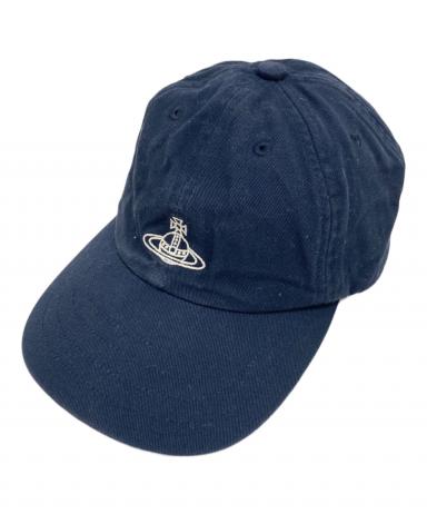 セール⭐︎Vivienne Westwood ネイビー　コットン帽子 中古・古着通販】Vivienne Westwood (ヴィヴィアンウエストウッド