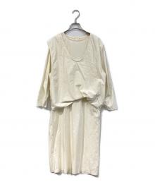 TODAYFUL（トゥデイフル）の古着「cotton layered dress/コットンレイヤードドレス」｜アイボリー