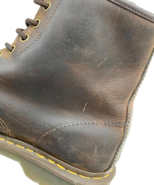 Dr.Martens（ドクターマーチン）Dr.Martens (ドクターマーチン) Crazy Horse Leather Boots/クレイジーホース レザーブーツ ブラウン サイズ:SIZE 8の古着・服飾アイテム
