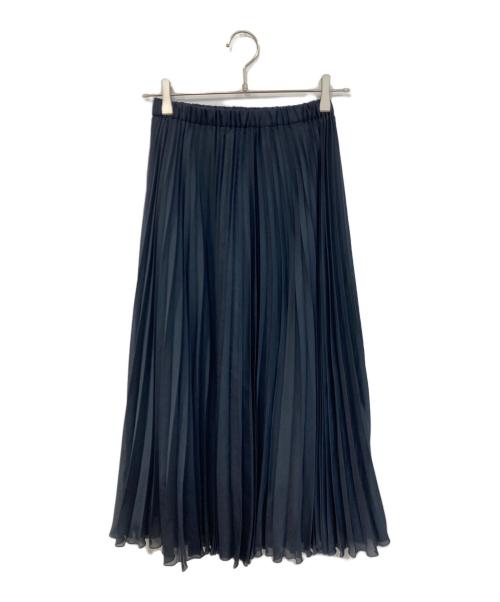 UNITED ARROWS（ユナイテッドアローズ）UNITED ARROWS (ユナイテッドアローズ) プリーツスカート ネイビー サイズ:SIZE 36の古着・服飾アイテム