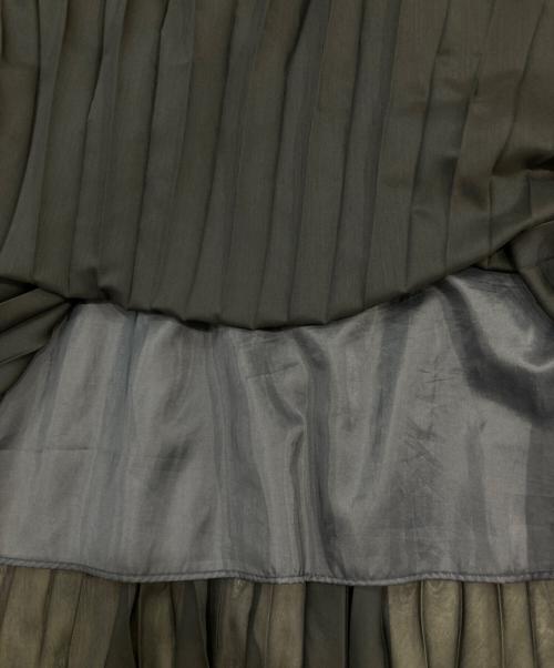 UNITED ARROWS（ユナイテッドアローズ）UNITED ARROWS (ユナイテッドアローズ) プリーツスカート ネイビー サイズ:SIZE 36の古着・服飾アイテム