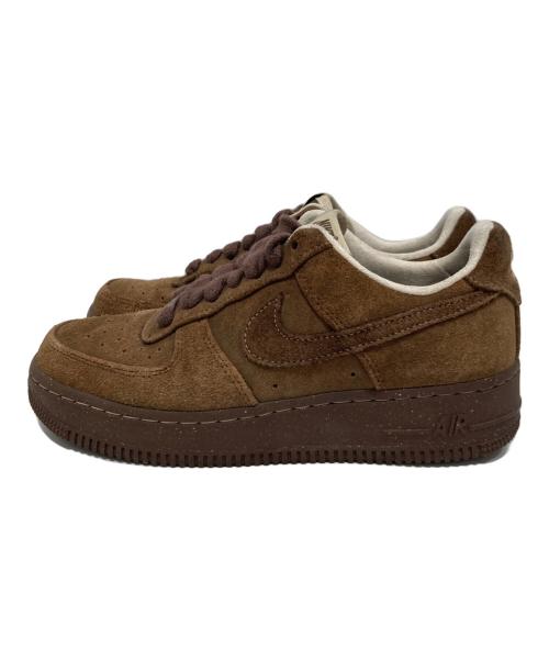 NIKE（ナイキ）NIKE (ナイキ) WMNS AIR FORCE 1 '07/ウィメンズ エア フォース ワン ゼロナナ ブラウン サイズ:SIZE 24.5cmの古着・服飾アイテム