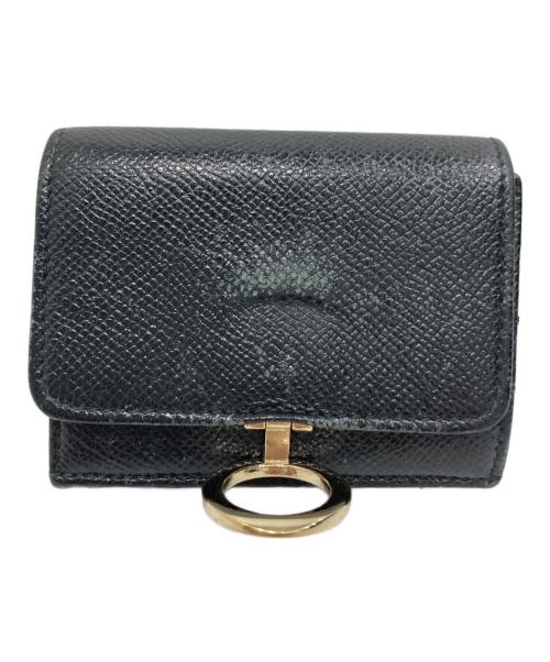 BVLGARI（ブルガリ）BVLGARI (ブルガリ) 3つ折り財布 ブラックの古着・服飾アイテム