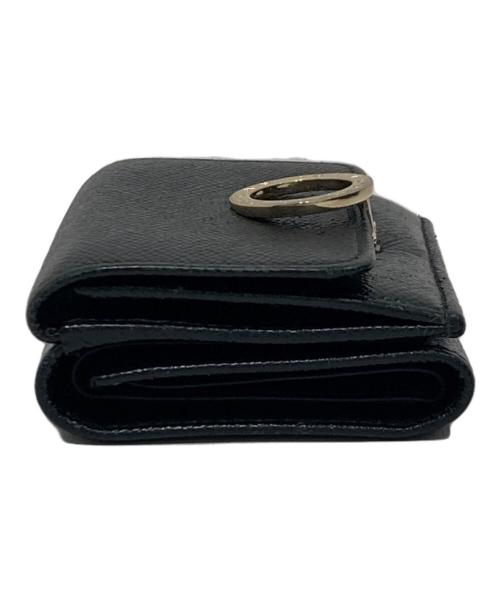 BVLGARI（ブルガリ）BVLGARI (ブルガリ) 3つ折り財布 ブラックの古着・服飾アイテム