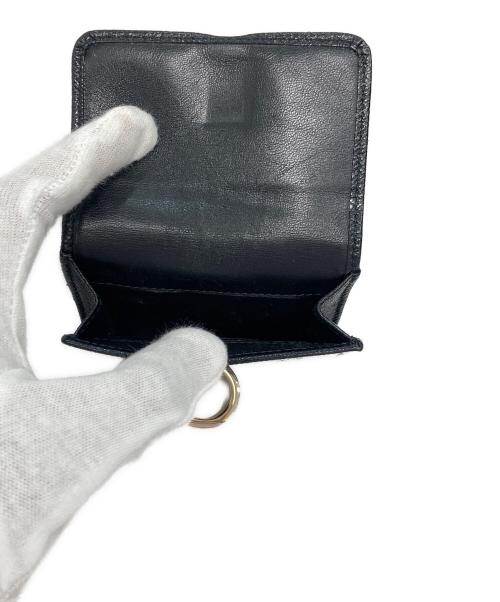 BVLGARI（ブルガリ）BVLGARI (ブルガリ) 3つ折り財布 ブラックの古着・服飾アイテム