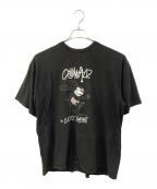 stussyステューシー）の古着「OSWALDプリントTシャツ/オズワルドプリントティーシャツ」｜ブラック
