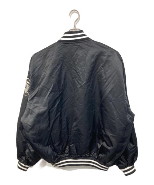 Majestic（マジェスティック）Majestic (マジェスティック) NFL RAIDERS NYLON JACKET/ライダースナイロンジャケット ブラック サイズ:SIZE XXLの古着・服飾アイテム